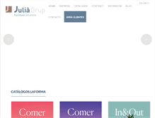 Tablet Screenshot of juliagrup.com